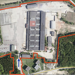 Kliknutím zvětšíte Průmyslový areál firmy Wienerberger, Číčenice